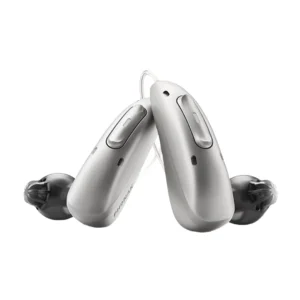 Phonak CROS Infinio hearing solution featuring the Phonak CROS I-R model. Compare Phonak CROS Infinio price and Phonak CROS I-R price.