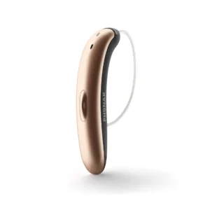 Phonak Slim L R rechargeable hearing aid with slim ergonomic design. Compare Phonak Slim L R price, features, specifications and hearing aid technology.